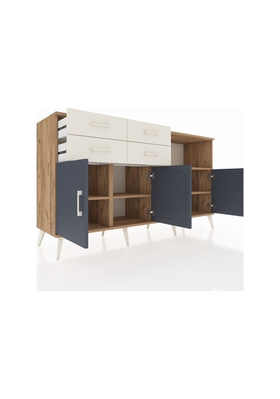 Kronos Konsol 4 Raflı 4 Çekmeceli 4 Kapaklı 176x59x99 Çam-antrasi Çam-antrasit/aytaşı Kronos Konsol 4 Raflı 4 Çekmeceli 4 Kapaklı 176x59x99 Çam-antrasi Çam-antrasit/aytaşı