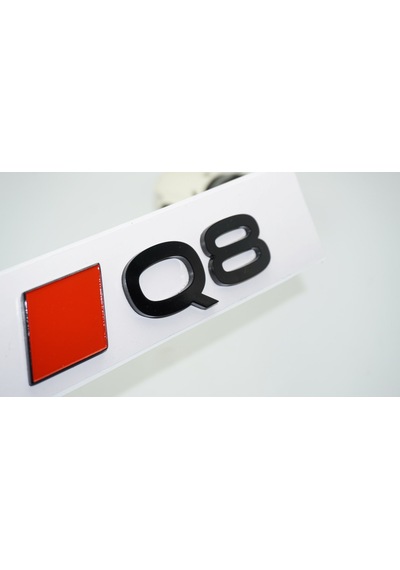 Dk Tuning Q8 E-tron Bagaj Siyah 3m Yazı Logo Audi İle Uyumlu