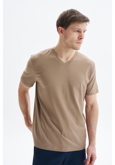 AR-MA Arma Erkek Regular Fit Basic Süprem V Yaka Tişört Y29344472102 Gri-bej G8 Gri