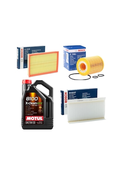 Bosch Opel Corsa C 1.7 Cdti 3lü Filtre Seti Ve Motul Yağ 5lt 2003-2006