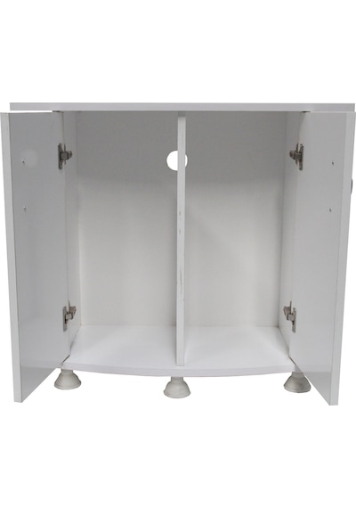 Kanki Pet Mdf Bombeli Akvaryum Sehpa Beyaz 100 CM