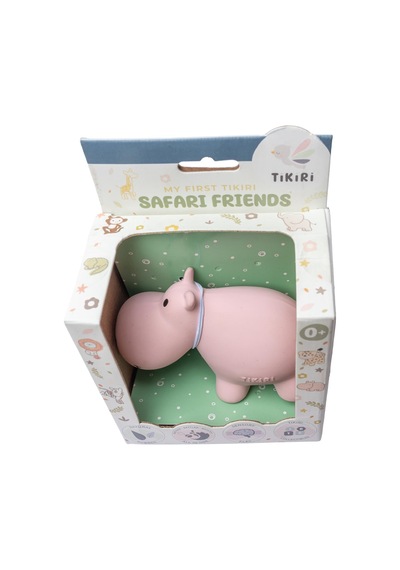 Tikiri Doğal Kauçuk Diş Kaşıyıcılı Oyuncak- Hippo