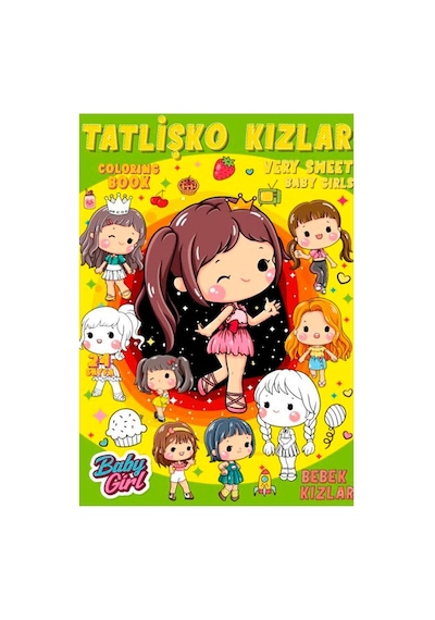 Tatlişko Kızlar Boyama Kitabı Lama Toys