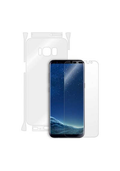 Exquıs Samsung Galaxy G950 S8 Uyumlu Ön Ve Arka Koruma 360 Full Kaplama - Şeffaf