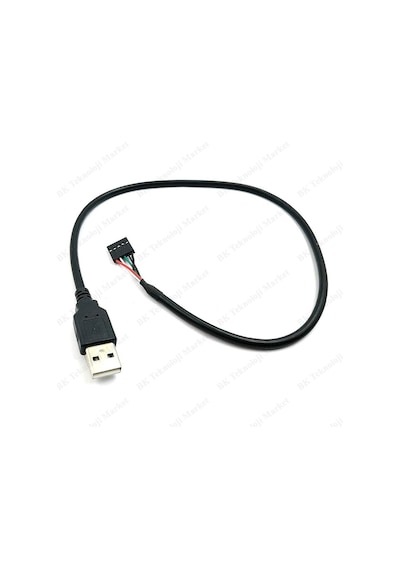Usb 2.0 A Erkek To 5Pin Dişi Pcb Anakart Kablosu
