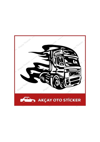 Alevli Kamyon Sticker Tır Oto Sticker Araba Sticker Arma