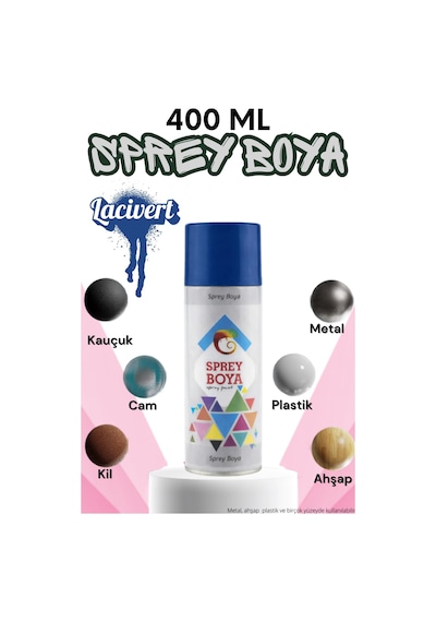 400 Ml Sprey Boya Lacivert Metal Ahşap Beton Duvar Yüzeylere Uygun Hobi Akrilik Mat Parlak Dekoratif Boyası Genel Amaçlı Hızlı Kuruyan Çok Amaçlı Renkli Sprey Boyalar İç Dış Mekan Kendin Yap Dıy Tasar Lacivert Lacivert 400 Ml Sprey Boya Lacivert Metal Ahşap Beton Duvar Yüzeylere Uygun Hobi Akrilik Mat Parlak Dekoratif Boyası Genel Amaçlı Hızlı Kuruyan Çok Amaçlı Renkli Sprey Boyalar İç Dış Mekan Kendin Yap Dıy Tasar Lacivert Lacivert