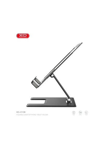 Isıya Dayanıklı Katlanır Stant Hafif Tutucu Xo C136 Katlanabilir Metal Tablet Ve Telefon Standı