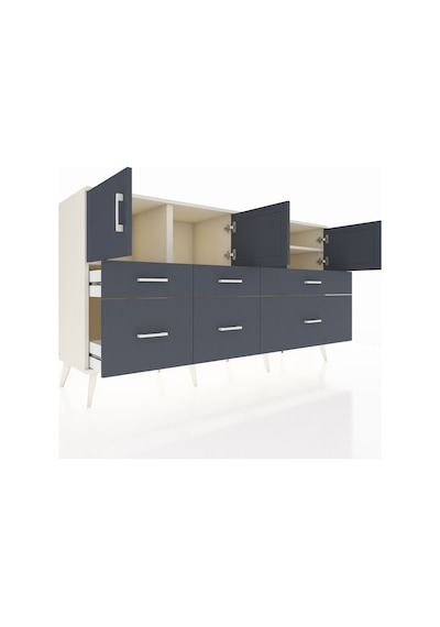 Hyperion Konsol 4 Raflı 6 Çekmeceli 4 Kapaklı 176x44x99 Aytaşı-an Aytaşı-antrasit Hyperion Konsol 4 Raflı 6 Çekmeceli 4 Kapaklı 176x44x99 Aytaşı-an Aytaşı-antrasit