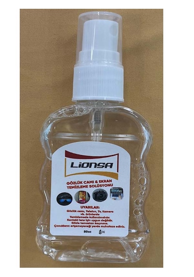 Gözlük Camı Temizleme Solüsyonu 50ml Ve Ufak Boy Silme Bezi