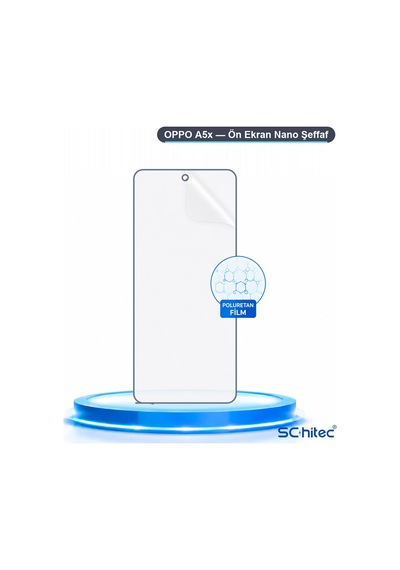 Oppo A5x Uyumlu Ön Yüzey Nano Şeffaf Hidrojel Ekran Koruyucu