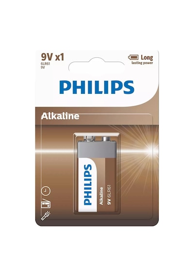 Philips 6LR61A1B/10 Power Alkaline Pil 9V