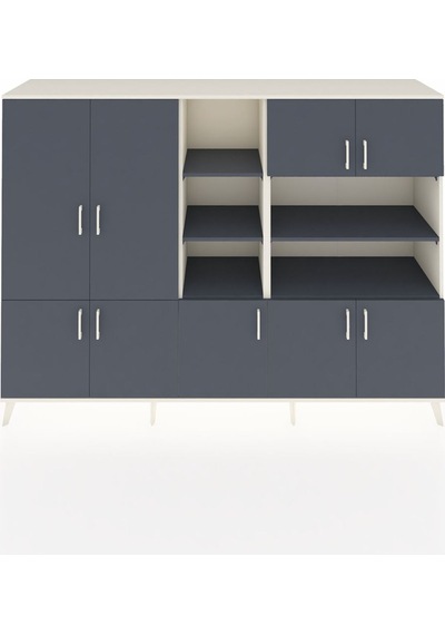 Hyperion Dolap 14 Raflı 9 Kapaklı 220x44x163 Aytaşı-antrasit Aytaşı-antrasit Hyperion Dolap 14 Raflı 9 Kapaklı 220x44x163 Aytaşı-antrasit Aytaşı-antrasit