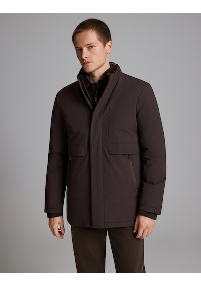 Pierre Cardin Koyu Kahverengi Dik Yaka Mont 50330215-vr084