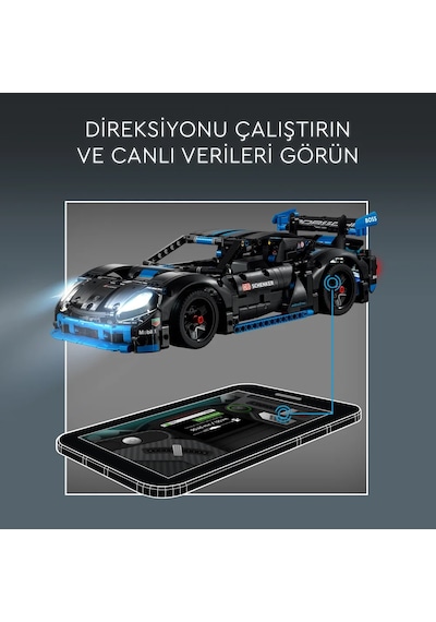 LEGO® Technic Porsche GT4 e-Performance Yarış Arabası 42176 – 10 Yaş ve Üzeri Çocuklar İçin Oyuncak Uzaktan Kumandalı Araba Yapım Seti(834P)