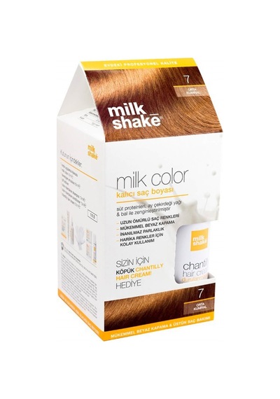 Milk Shake No:7 Orta Kumral Kalıcı Saç Boyası