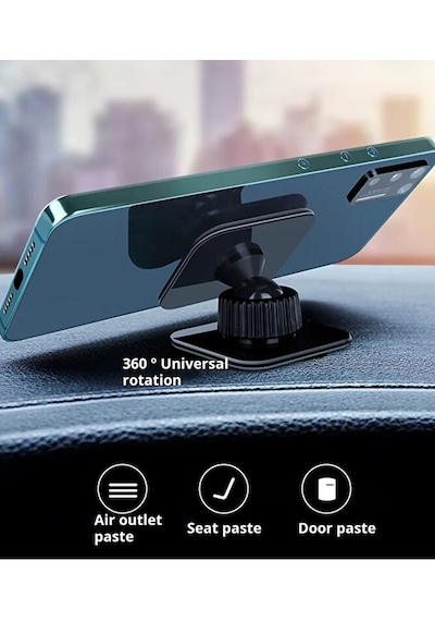 Yeni Nesil Nano 360 Telefon Tutucu Kaydırmaz Nano Gösterge Göğüs Üstü Yapışmalı Telefon Tutacağı