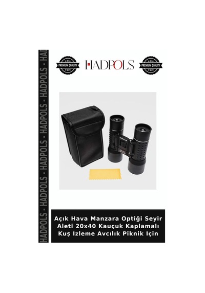 Açık Hava Manzara Optiği Seyir Aleti 20x40 Kauçuk Kaplamalı Kuş Izleme Avcılık Piknik Için