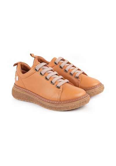 Mamma Mia Kadın Sneaker Bağcıklı Hakiki Deri Chunky Hafif Taban Yastıklamalı Yürüyüş 26y-7750 Taba Mamma Mia Kadın Sneaker Bağcıklı Hakiki Deri Chunky Hafif Taban Yastıklamalı Yürüyüş 26y-7750 Taba