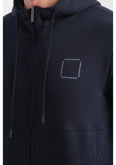 Shooter Sportswear Shooter Erkek Eşofman Takımı Mevsimlik Luxe Kalite Pamuklu Lacivert