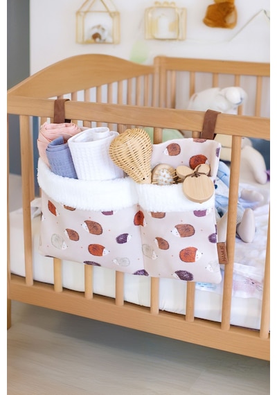 Pratik Askılı Organizer Bebek Arabası Beşik Kenar Fluffy Organizer Urcin