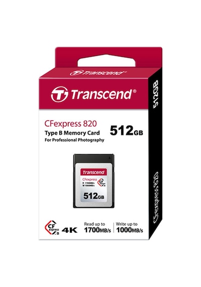 Transcend TS512GCFE820 512 GB CFE820 CFexpress CompactFlash Hafız