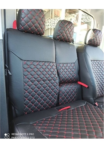 Fiat Pratico 2+1 Araca Özel Deri Oto Koltuk Kılıfı (500409661)
