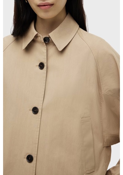 Tommy Hilfiger Logolu Su İtici Regular Fit Ceket Kadın Mont Ww0ww49844 Aeh Camel