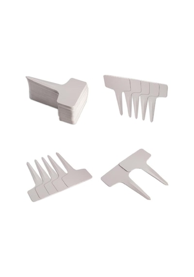 Bahçecilik Ve Kreş Etiketleme İçin 100 Parçalı 6x10cm T Şeklinde Plastik Bitki Etiketleri Diğer