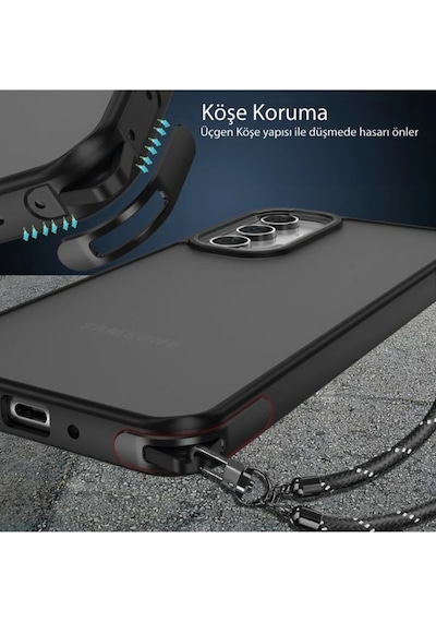Newface Samsung Galaxy Uyumlu A05s Kılıf Elegant Kapak Semeglbl - 64 - Pudra