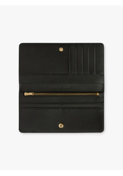 Tommy Hilfiger Amerıcan Icon Long Bıfold Wallet Kadın Siyah Cüzdan - Aw0aw18944