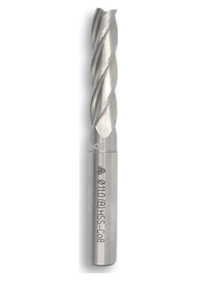 Mte 11 Mm Uzun Parmak Freze Hss-co8 Dın 844/b-n
