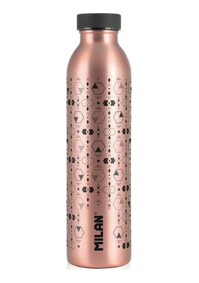 Mılan 643020cp Copper Siyah Paslanmaz İzotermal Matara 591ml