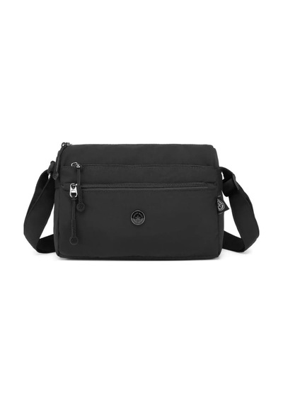Smart Bags Krinkıl Kumaş Kadın Çapraz Çanta Siyah
