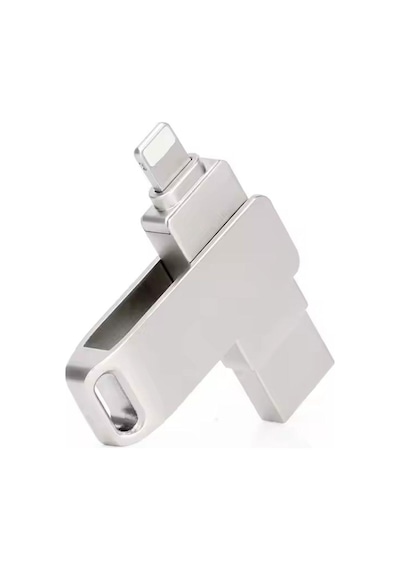 64gb Apple Uyumlu iPhone  Usb Flash Bellek Otg Destekli Lightning Ve Usb Girişli Taşınabilir Hafıza-1351