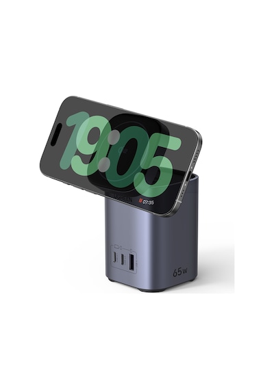 Ugreen Nexode Qi2 65w Standlı Magsafe Wireless Masaüstü Şarj Cihazı, 2xusb-c, 1xusb-a, 55321