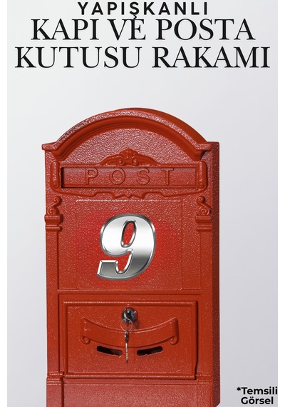 Krom Yapışkanlı Kapı Numarası 9 5 Cm / 50 Mm Küçük Boy Rakam Sayı - Daire, Posta Kutusu, Otel Oda No, Asansör, Kat Planı, Araç Model Ve Apartman İçi Dekoru İçin Kendinden Yapışkanlı Krom Numaratör 9 9 Krom Yapışkanlı Kapı Numarası 9 5 Cm / 50 Mm Küçük Boy Rakam Sayı - Daire, Posta Kutusu, Otel Oda No, Asansör, Kat Planı, Araç Model Ve Apartman İçi Dekoru İçin Kendinden Yapışkanlı Krom Numaratör 9 9