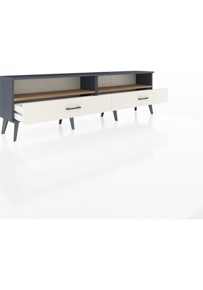 Arges Tv Ünitesi 2 Raflı 2 Çekmeceli 176x30x51 Antrasit-çam/aytaşı Atlas Çam/aytası Arges Tv Ünitesi 2 Raflı 2 Çekmeceli 176x30x51 Antrasit-çam/aytaşı Atlas Çam/aytası