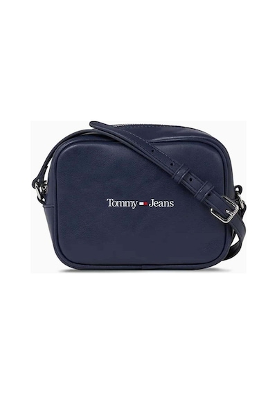 Tommy Hilfiger Kadın Marka Logolu Ayarlanabilir Omuz Askılı Şık Görünüşlü Gündelik Kullanıma Uygun Lacivert Omuz Ç-7423 Lacivert