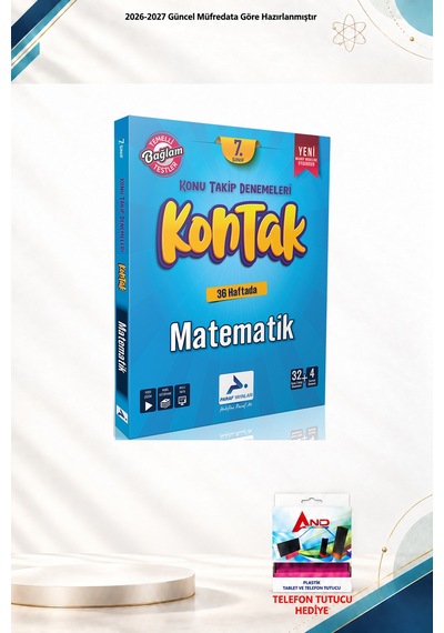 2026-2027 Paraf Yayınları 7. Sınıf Kontak Matematik Konu Takip Denemeleri