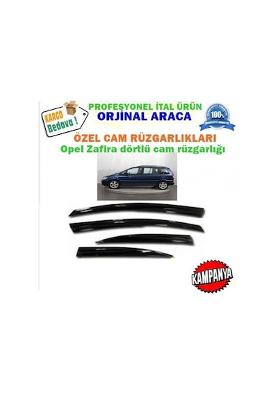 Opel Zafira Mugen Cam Rüzgalığı 4 Lü Takım