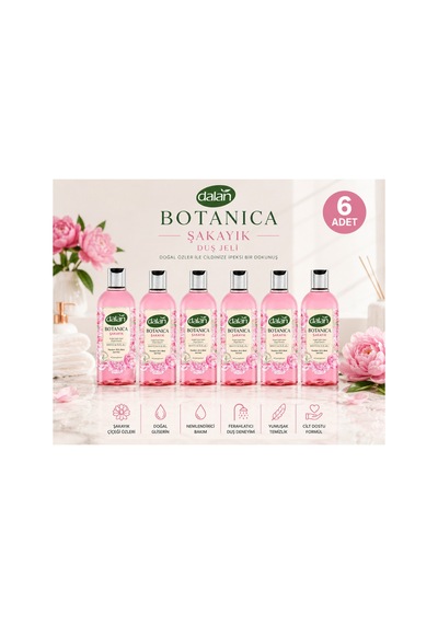 Botanica Şakayık Duş Jeli 500 Ml X 6 Diğer