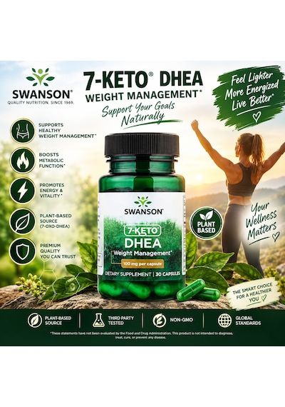 Swanson Vitamin 7-keto Dhea 100 Mg 30 Caps