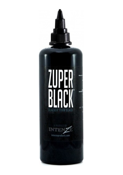 XLine Tattoo Tattoo Kontür Dövme Boyasi Intenze Zuper Black Bölünmüş Şişe