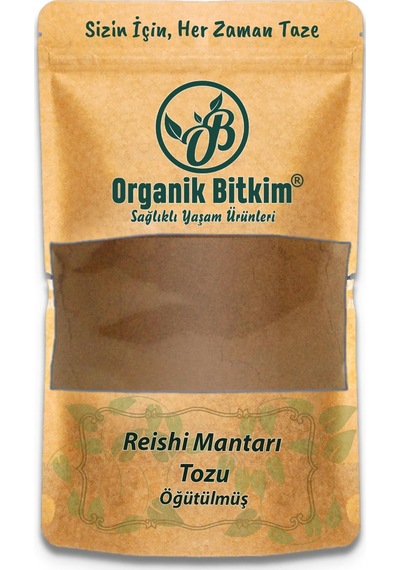 Organik Bitkim Reishi Tozu (Ganoderma Lucidum) 10 G