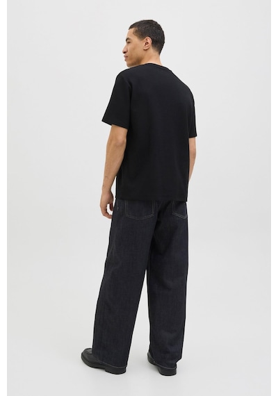 Jack & Jones Essentials Erkek Basic Tişört Kısa Kollu Regular Fit Siyah