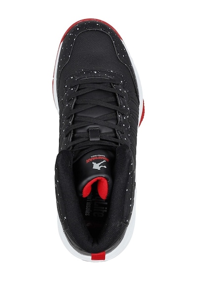 Jump Basket2851 A Black/red Merdane Kaymaz Tabanlı 001