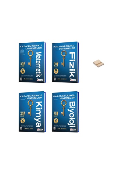 9. Sınıf Matematik Fizik Kimya Ve Biyoloji 4lü Deneme Seti