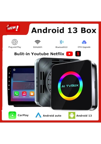 Ls3 Android 13.0 Carplay Aibox 4gb Ram 32gb Rom Kablosuz Android Auto Carplay Netflix Youtube Wifi Hareket Halinde Video Oynatma Diğer