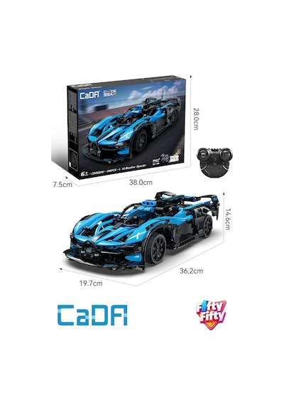 Cada Uzaktan Kumandalı Bluefire Specter 421 Parça Oyuncak Yapım Seti Blok Araba -ffcada-c51302w